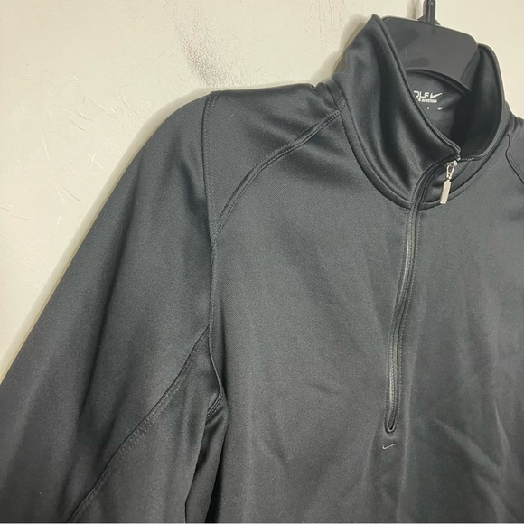 Nike Golf Therma fit half zip pullover black fleece lined women’s size small - Picture 2 of 9